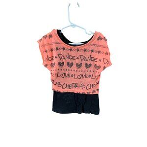 Vintage Y2k California Talk Girls Small Layered Lagenlook Shirt Top 2 Piece Set